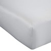 Catherine Lansfield Silky Soft Satin King Fitted Sheet Silver Grey