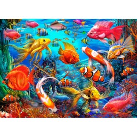Tropical Fish Jigsaw Puzzle 1000 Piece