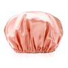 Shower Cap Double Layer Waterproof Shower Caps Reusable Elastic Shower