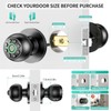 Fingerprint Door Lock Biometric Keypad Smart Door Knob | Bedroom