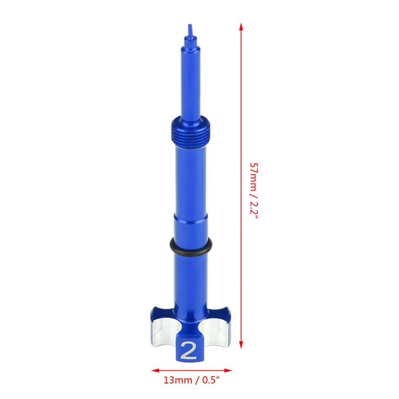 Motorcycle Carburettor FCR Carb Air Fuel Mixing Screws (Blue)