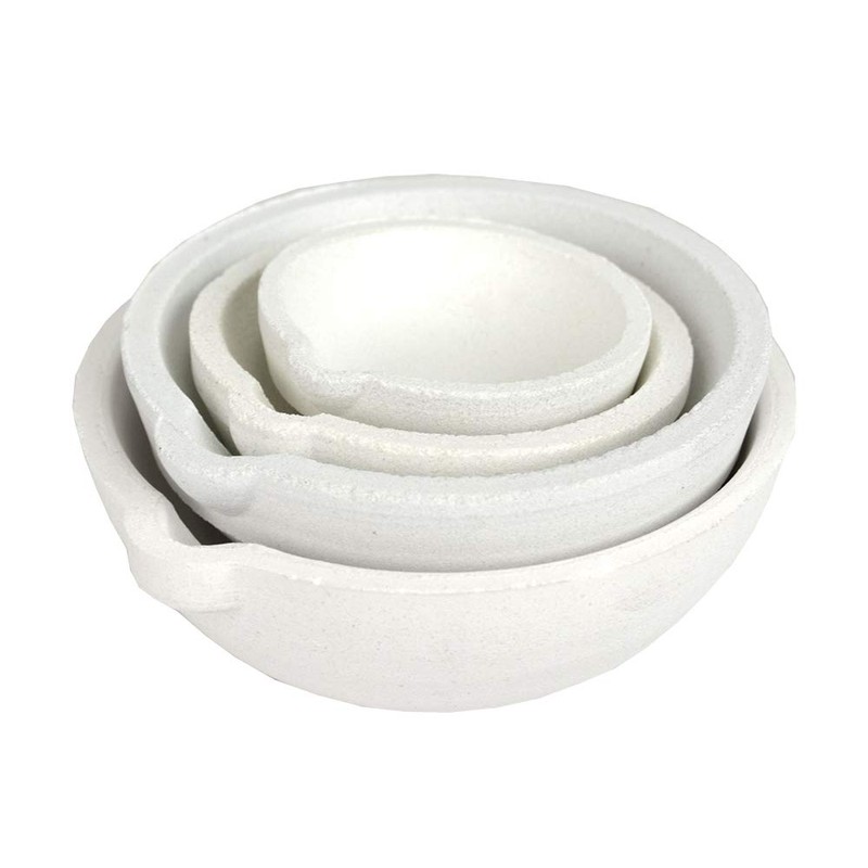 LTKJ Set of 4 Crucibles Melting Dishes Ceramic Casting Torch
