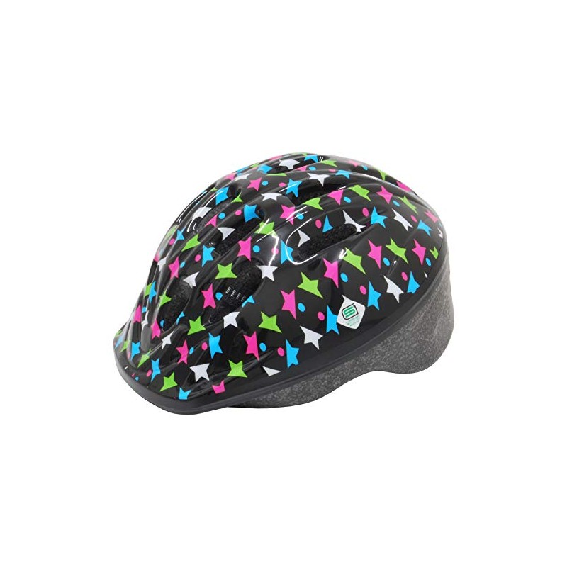 PALMY Kids Helmet, Star Black, 20.5 - 22.0 inches (52