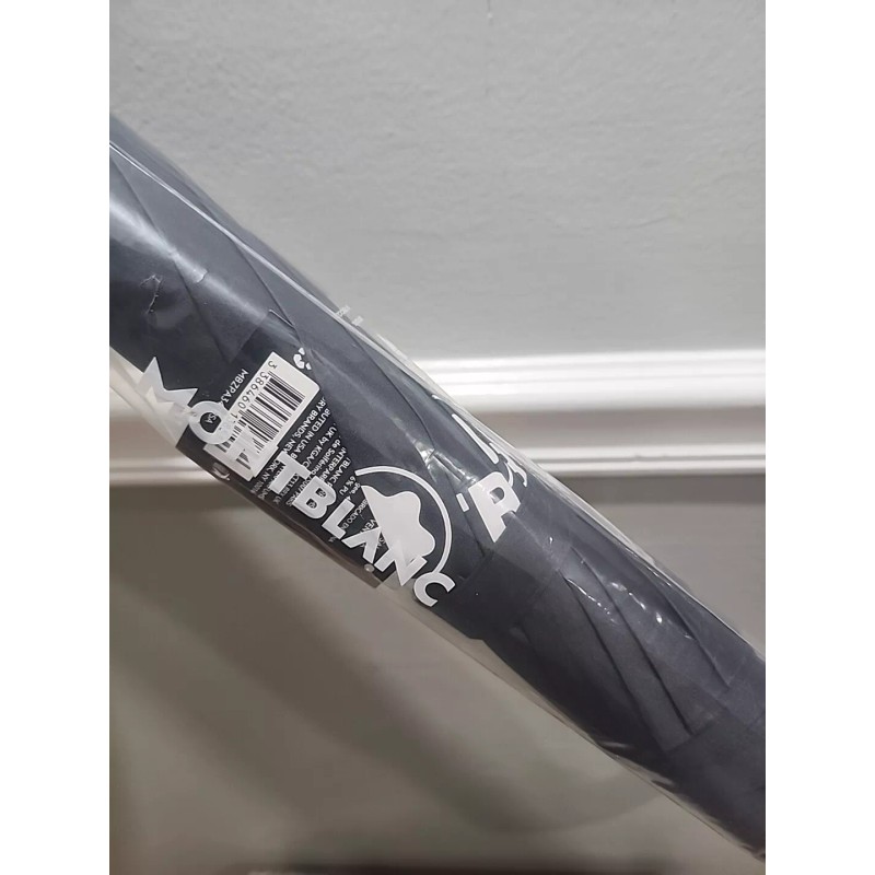 MONTBLANC PARFUMS LARGE BLACK DESIGNER UMBRELLA 38" LONG - NEW