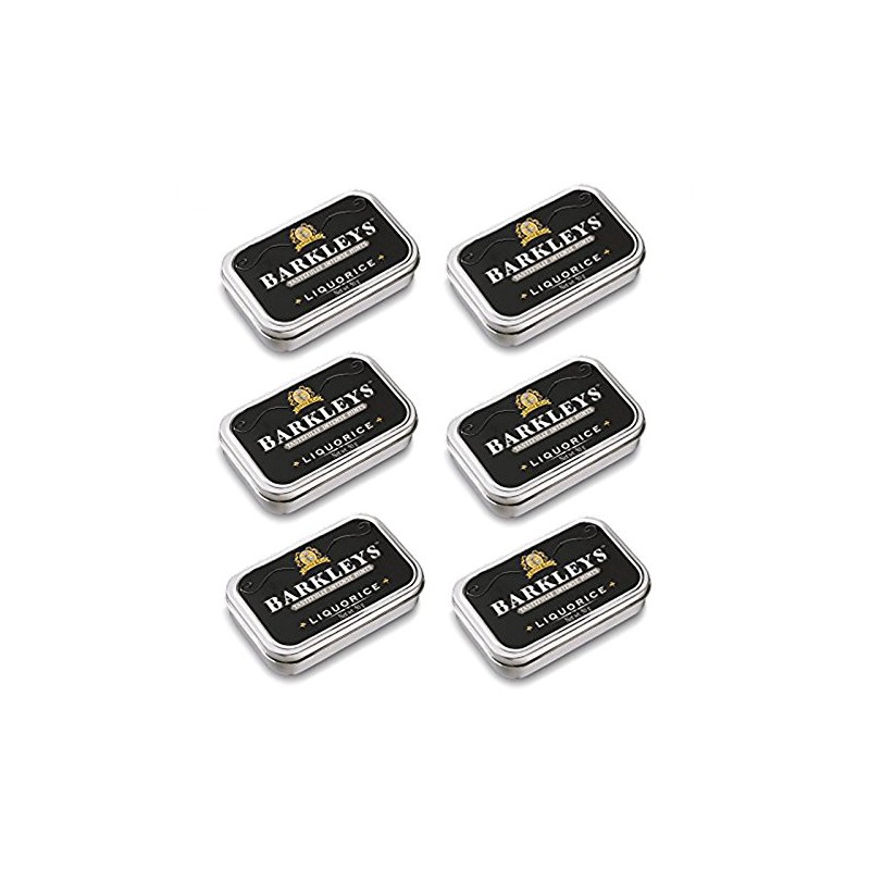 Barkleys Liquorice Mints 50g Tin (Case of 6)
