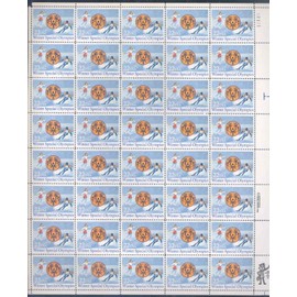 WINTER SPECIAL OLYMPICS STAMP MNH COMPLETE SHEET 40 x 22 SCOTT# 2142