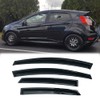 Puermto 94547 Sunproof Waterproof Side Window Wind Deflector, 4pcs Protective