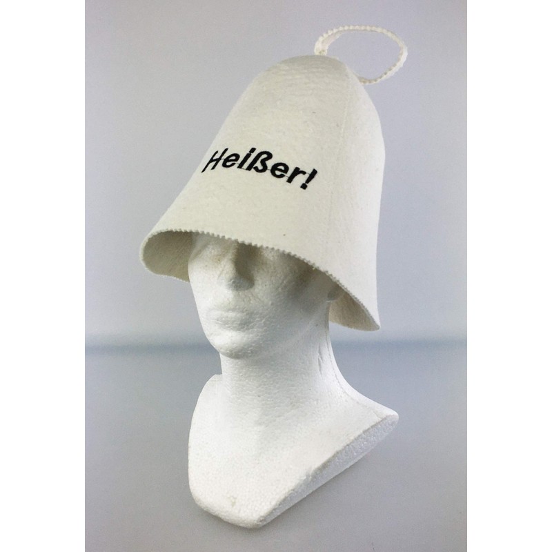 GMMH® Sauna Hat Sauna Cap Felt Cap 100% Cotton Sauna