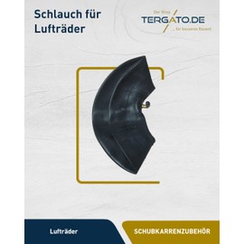 HSI Inner Tube for Pneumatic Wheels Diameter 400 mm I Hose for Wheelbarrow Wheel 4.80 4.00-8 & Other Means of Transport l Replacement Hose I With Angled Valve