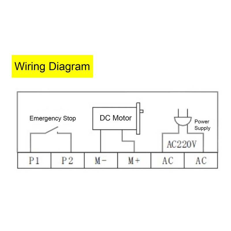 Motor Speed Controller Electric Motor Governor Regulator 220VAC Input 220VDC