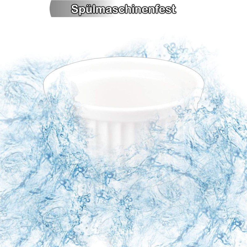 6 x Bowls, Diameter 9 cm, Made of Ceramic, Oven-Safe,