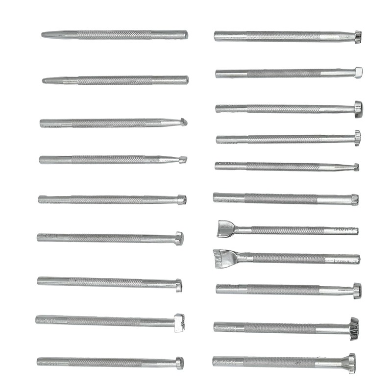 Zreneyfex 20 Pcs Leather Stamping Tools Special Shape Different Patterns