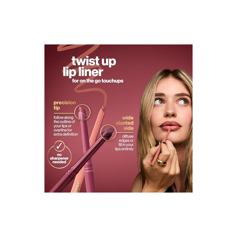 Max Factor Lip Shader, 30 Pink Thread, Twist-up Lip Liner,