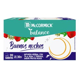 McCORMICK LINDEN ROSE & BALM MELISSA TEA - TE DE TILA, ROSA Y TORONJIL (25 BAGS)