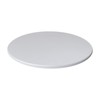 Perfk Waterproof Polyester Fitted Table Cover Cloth Decorative Round Tablecover