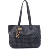 Catwalk Collection Handbags - Woven Leather Shoulder Bag For Women