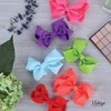 5.5 Inch Grosgrain Hair Bow Clip For Woman And Girls