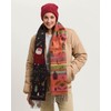 FRAAS Cashmink Christmas Scarf - Warm Scarf with Santa Motif