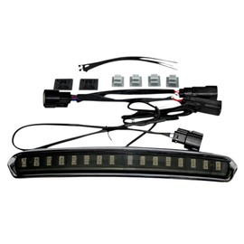 Custom Dynamics High Mount LED Light for 2014+ HD Touring - Chrome/Smoke