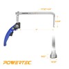 POWERTEC 71542 Quick Release Ratcheting Table Clamp for MFT and