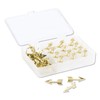 U Brands Metal Arrow Push Pins, Gold, 36-Count (3083U06-24)