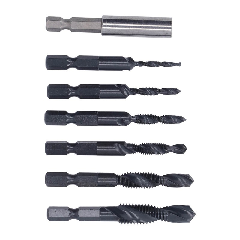 Hex Shank Combination Drill Tap 3 in 1 High Speed