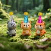 Bruislard 10 Pack Mini Party Hats for Stuffed Animal Figures
