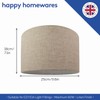 Contemporary and Stylish Natural Linen 10" Drum Lamp Shade in