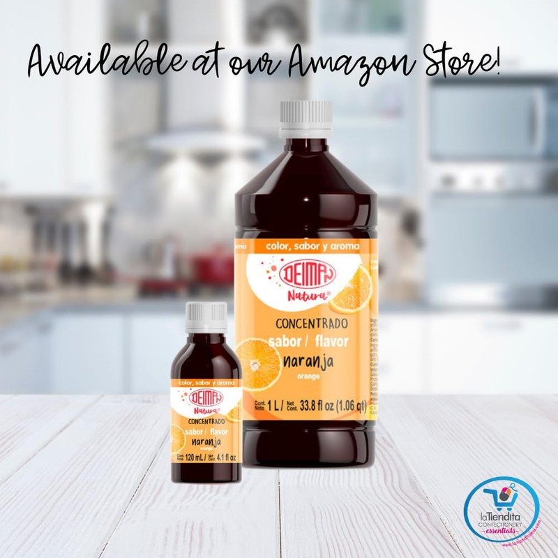 Deiman Natura Artificial Food Flavoring Orange Concentrate (4 fl oz)