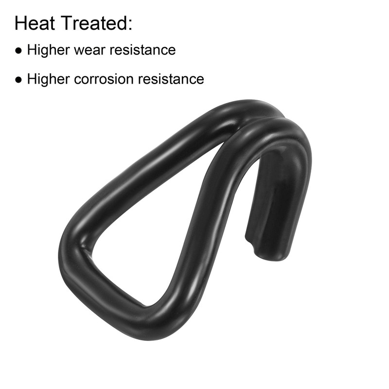 sourcing map Ratchet Double J Strap Hook Load 5511 Lbs