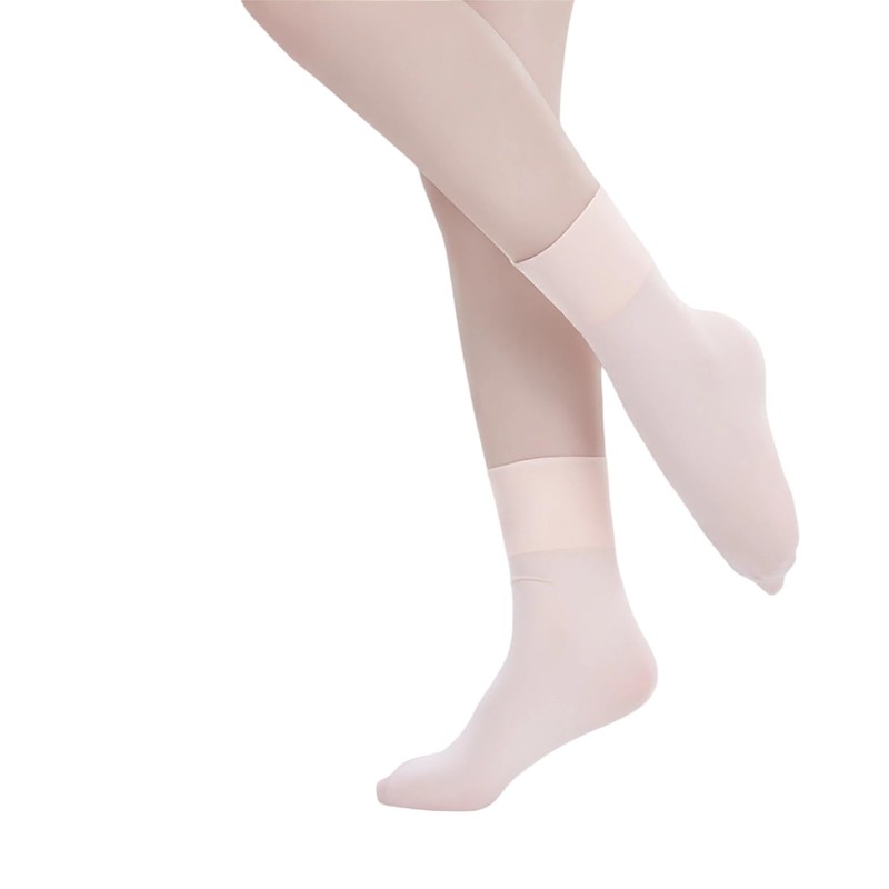 MIXLAC Calze da balletto rosa senza cuciture per ragazze, confezione
