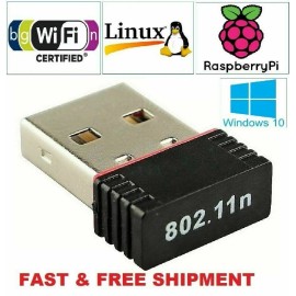 Unbranded/Generic New Realtek Mini USB Wireless 802.11B/G/N LAN Card WiFi Network Adapter RTL81 US