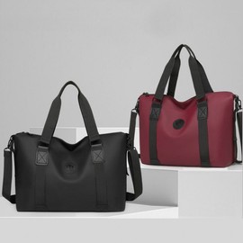 Simple design for both men and women sports bag black 2ea