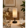 EZVALO Cordless Table Lamp with Timer, Small Dimmable Ambient Light