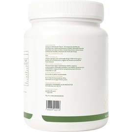 CARO FIT | Colágeno Hidrolizado Tipo II en Polvo para Articulaciones con Glucosamina MSM Boswellia y Ácido Hialurónico | 10 g de Colágeno por Porción | 500 g | Suplemento Alimenticio sin Azúcar