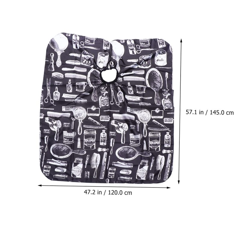 Healvian 2pcs Hairdressing Cloak Salon Cape Polyester Apron for Hair