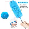 iHUFeather Rainbow Extendable Static Duster Reusable Microfiber Duster with 100"