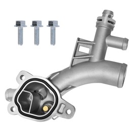 Saihisday 55565334 Aluminum Water Outlet Engine Coolant Water Outlet Replacement for Chevy Cruze Sonic Trax Encore