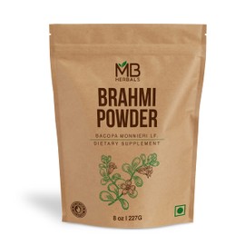MB Herbals Pure Brahmi Powder 8 oz | 227g 0.5 lb | Bacopa Powder | Hair Care