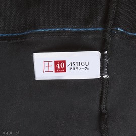 ASTIGU AP9044 Pressure 40 Denier Firm Single Item, Black, L–LL