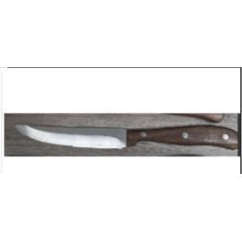 DRAGON RIOT Steak Knives Set of 6 Serrated Straight Edge Steak Knife with Wood Handle Japanese Stainless Steel Meat Knife Set Steak Knives with Box Ultra Sharp Knife Set for Steak