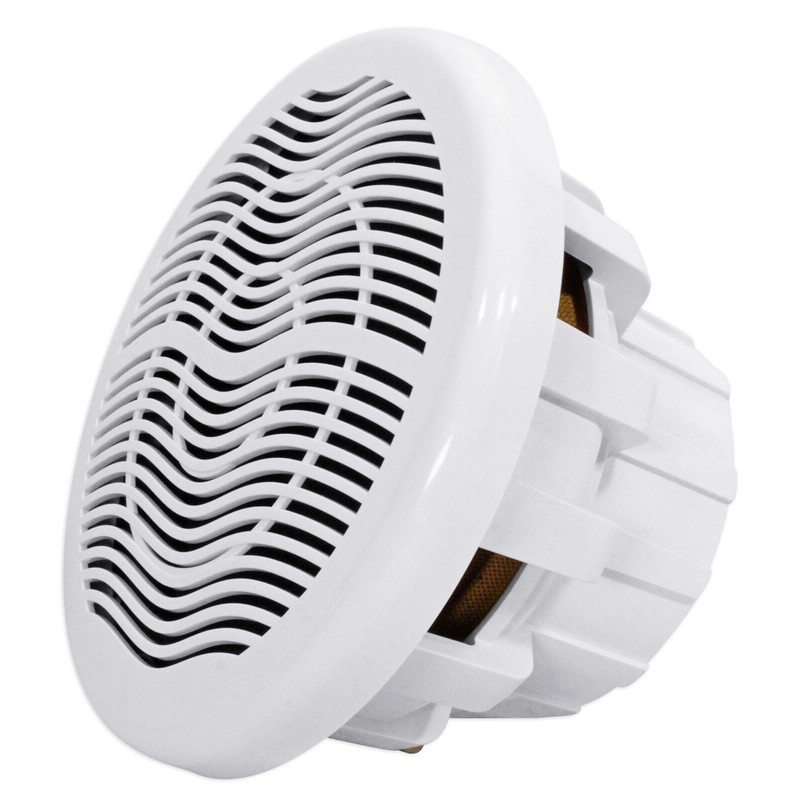 Rockville MS10LW 10" 2400 Watt White Marine/Boat 10" Free Air