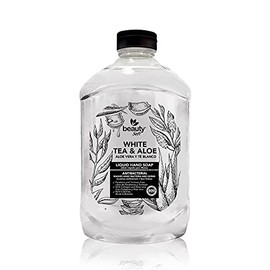 jabón líquido para manos elimina las bacterias y gérmenes de toda la familia, hidrata tus manos, botella de 2 litros libre de parabenos y triclosán con aceites esenciales naturales, gel para manos te dejara una sensación refrescante y de suavidad (Aloe vera)
