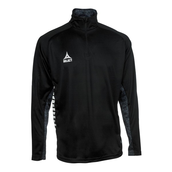 SELECT Standard Spain Adult Training 1/2 Zip Jacket, Black