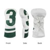 Scott Edward 1/3 Pcs Golf Club Covers, PU Big Number