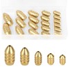 Realure 20 Pcs Brass Bullet Fishing Weights Sea Fishing Weights