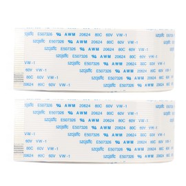 2pcs Printer Flat Data Cable Printer Flexible Flat Cable 2pcs for Epson XP600 TX800 Printhead Cable Data Cable Thickened Printer Flexible Flat Cable (150cm)