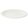 broste Copenhagen Dessert Plate 'Stevns' Glossy Glazed Stoneware Chalk White,