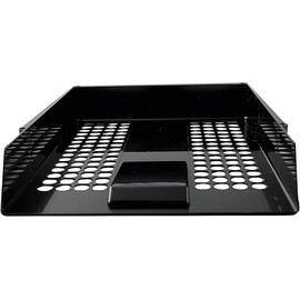 Letter Tray Black + FREE OS Smart Choice Highlighter (random colour)