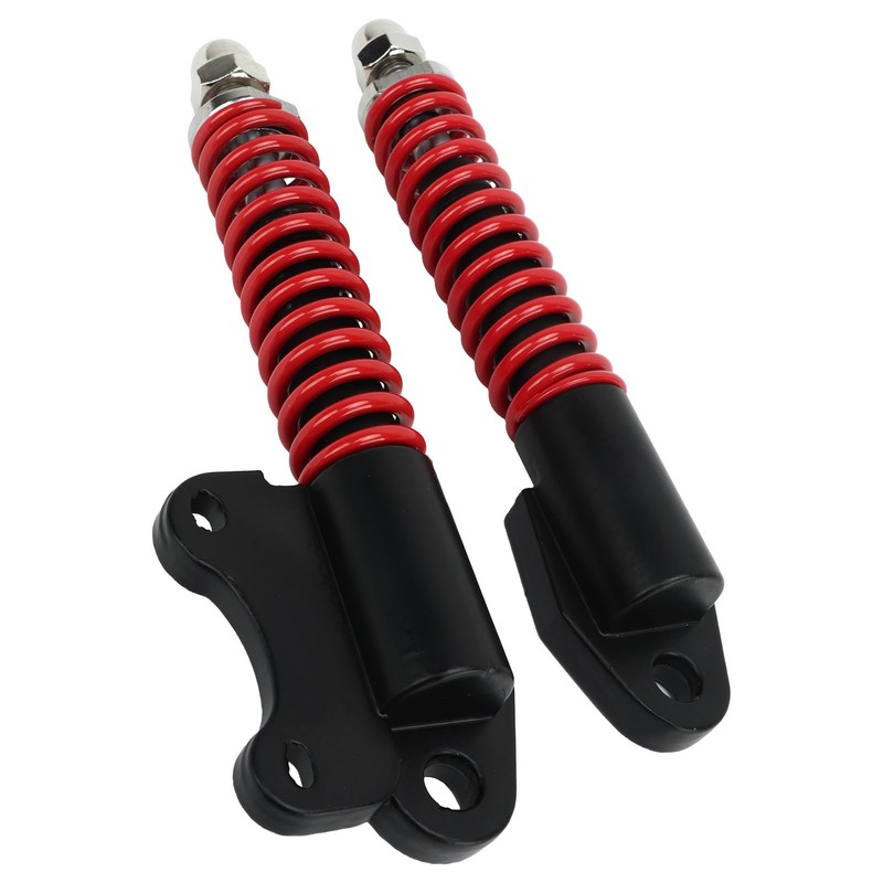 Scooter Shock Absorber Stainless Steel Spring Black Red Safe Stable